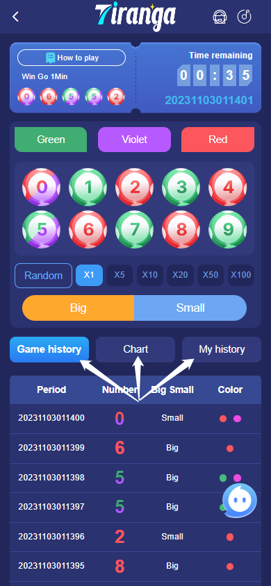Tiranga game record